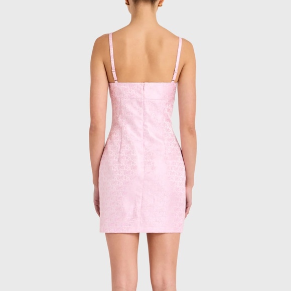 Amanda Uprichard Deserae Mini Pink Dress - Picture 5 of 7
